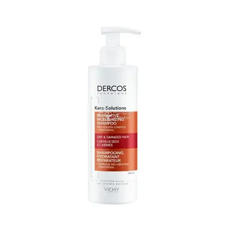 DERCOS KERA SOLUTIONS SHAMPOOING RECONSTITUANT CHEVEUX SECS ABIMÉS 250 ML