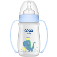 Wee Baby Classic Plus Biberon PP à col large avec poignée 250 ml